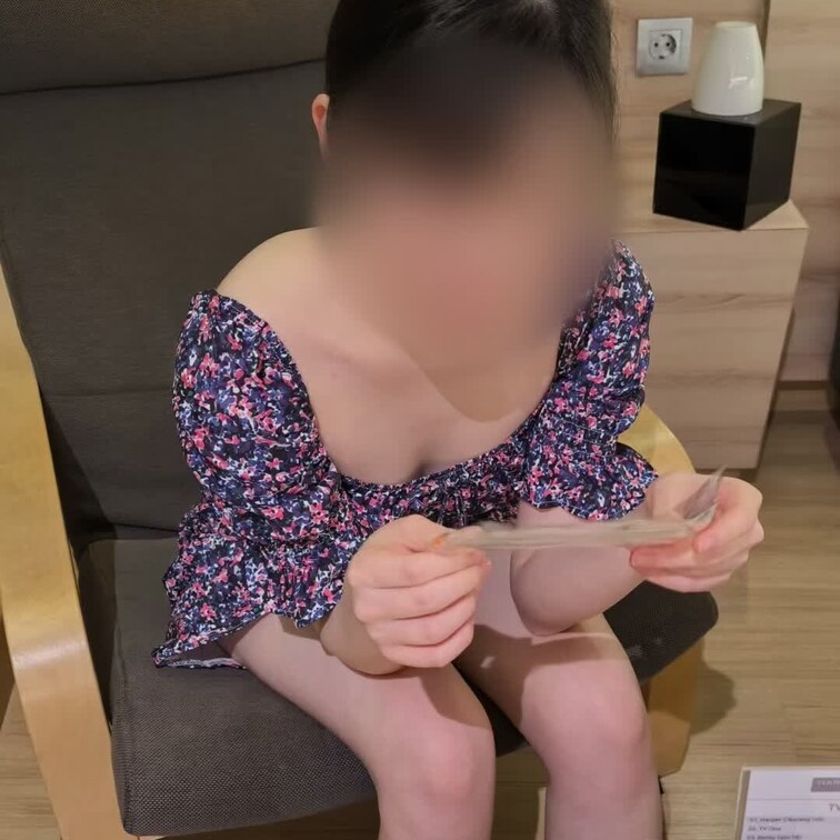 花柄ミニワンピ