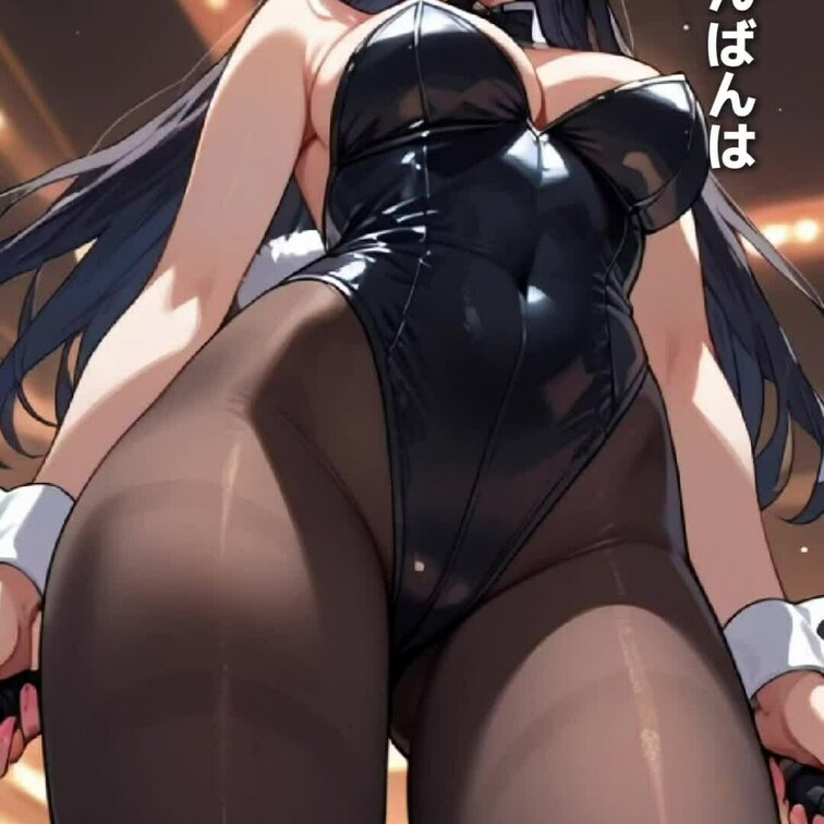 【アニメーション】バニーガールの臭い足
