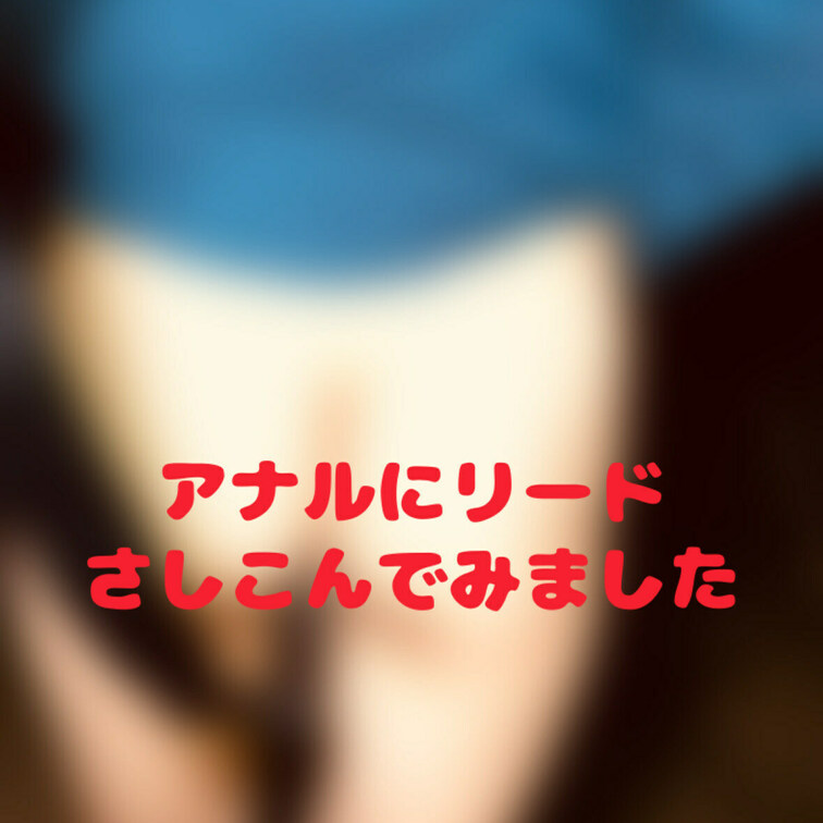 アナルにリードをつけられて背後から見張られてる感じです

