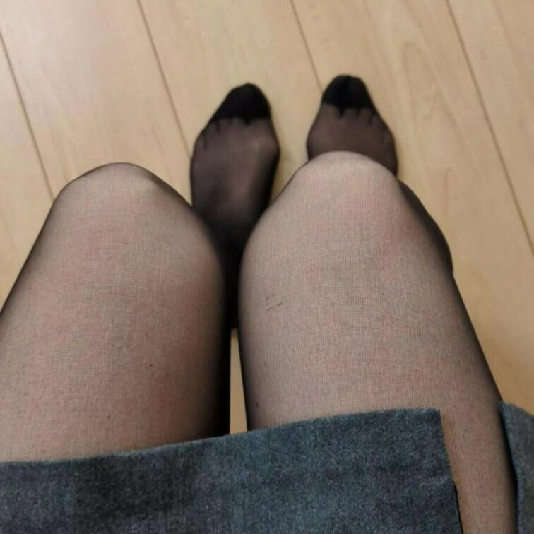 黒ストッキングです♪