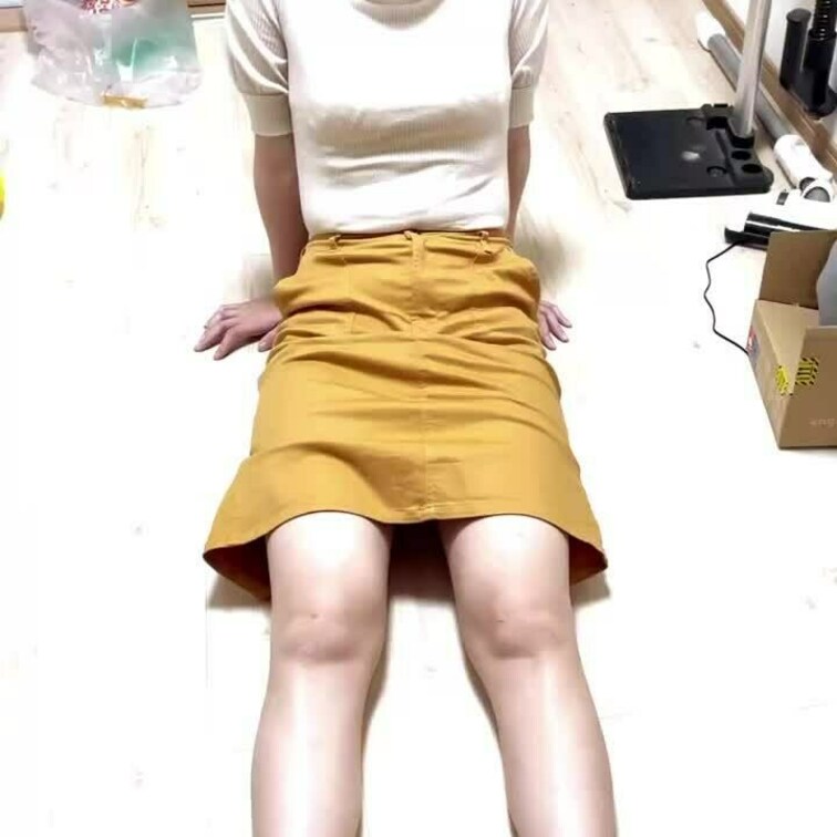 ストレッチで恥ずかしいとか見えちゃった🐣