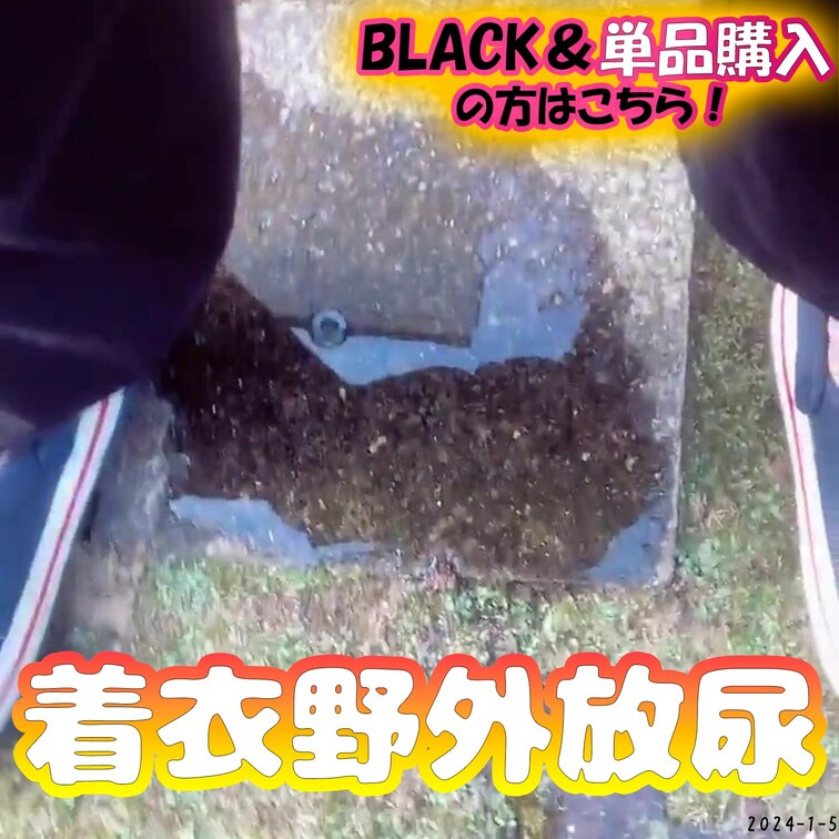 2024-01-05
💧着衣野外放尿動画💧
昔Twitterに載せていた動画になります✌
やはり、外でおしっこする
