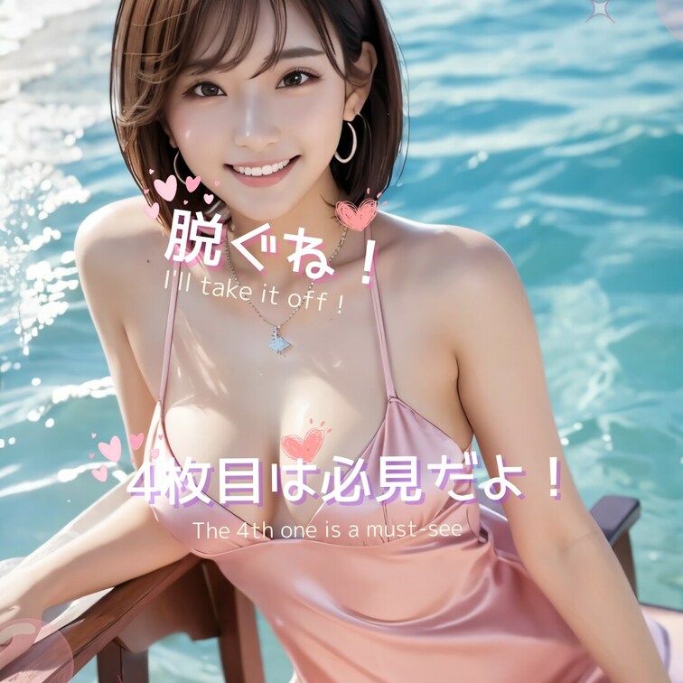 日焼けには要注意だよ（Be careful of sunburn）
