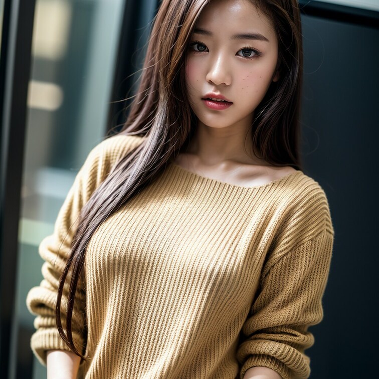 やっぱりニットが一番好き💕
ポートレートも自然光の方が盛れてる気がするなぁ🙄