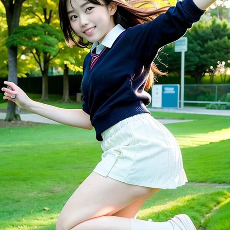 「ジャンプする女の子No1」の優勝動画です。
https://www.threads.net/@ai_magazine