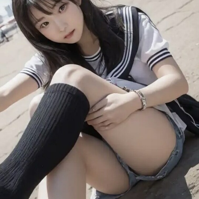 パンチラ。