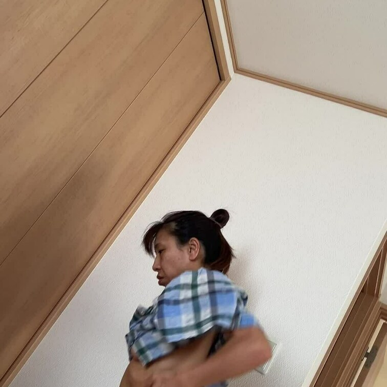 今朝のお着替えシーン😍
垂れパイが凄い❤️