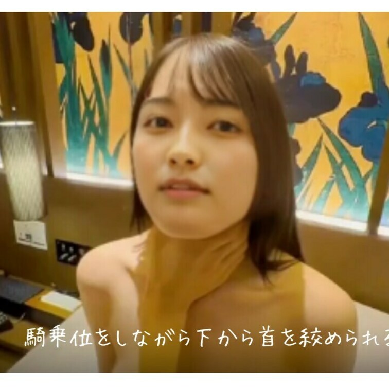 騎乗位をしながら下から首を絞められる💝