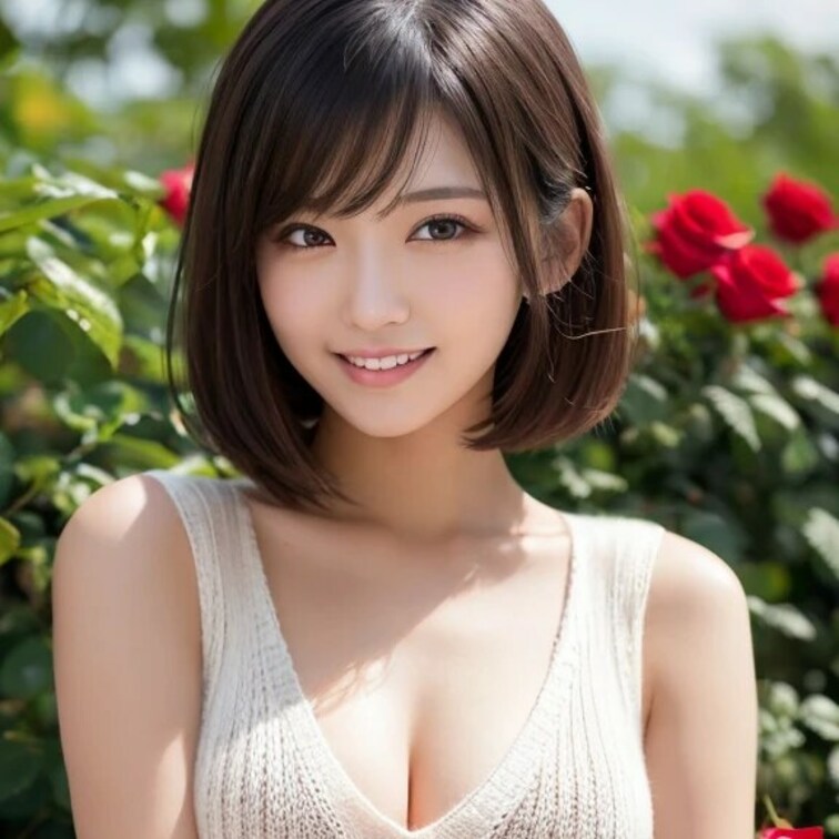 きれいな花だね（It's a beautiful flower）
💕下着の下は本日18時に公開予定です！💕
「みんな