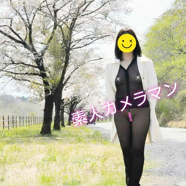 こんにちは(^^)
桜並木に到着しましたが、車が停まっていたり歩いて桜を見ている人が居て、小心者の我々はシースルーのま