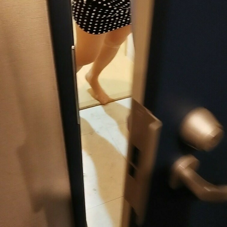 配達員の目線で
撮ってみた!!
こんな格好で受け取りに
来たりするのかな？