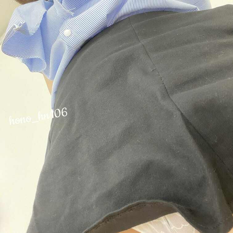 パンチラ🤍見たでしょ\(´,,•ω•,,`)