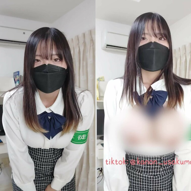 tiktokとエッチトック並べてみた👀

がんばれがんばれ～💗
えちコースではぼかしなし高画質です！！