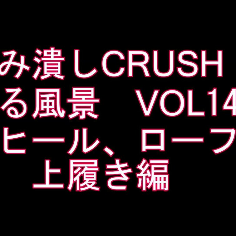 踏み潰しCRUSHのある風景VOL1４ハイヒール、ローファー、上履き編
現〇のローファーではシュークリームを全体重で踏