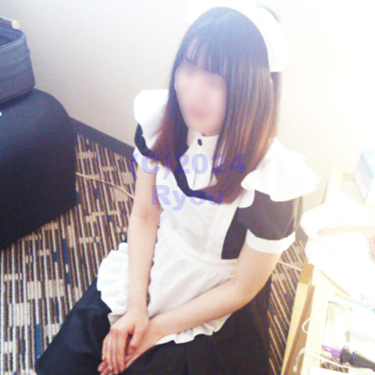 Xのフォロワーから○○○志願してきた22歳大学院生のエミさんが自前のメイド服での○○○○○○を希望したので、持参させて着