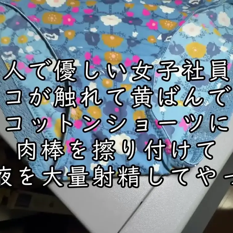 美人で私にも優しく接してくれるななみちゃん。
彼女のやさしさに甘え今までも何度か彼女の置き下着に私の白濁液をかけさせて