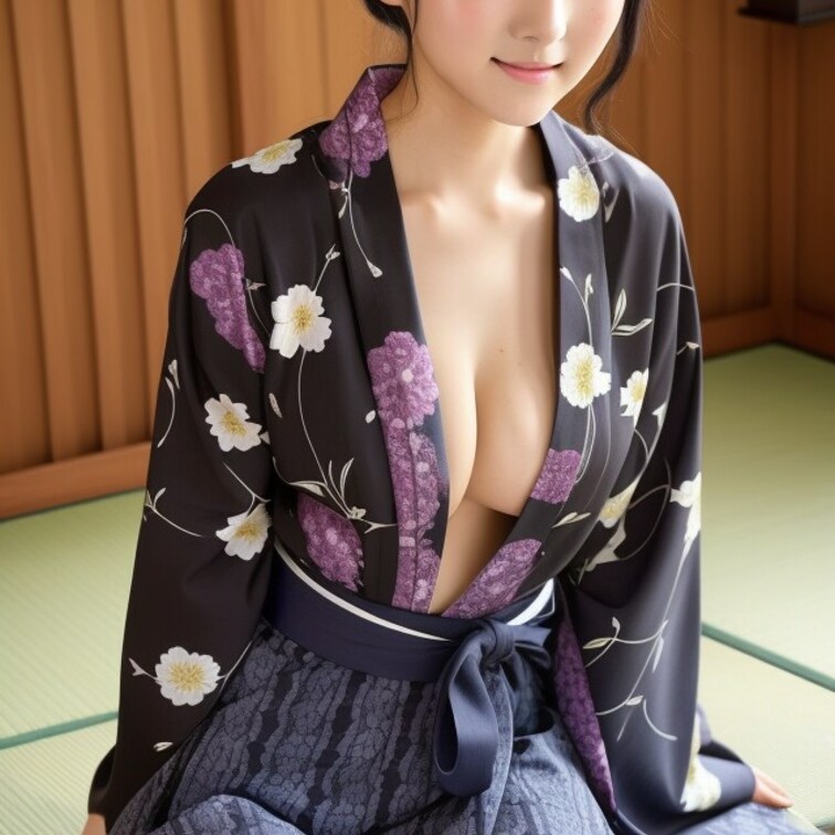 浴衣の美女で