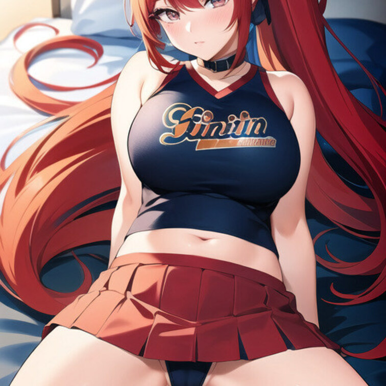 爆乳チアリーダーと...