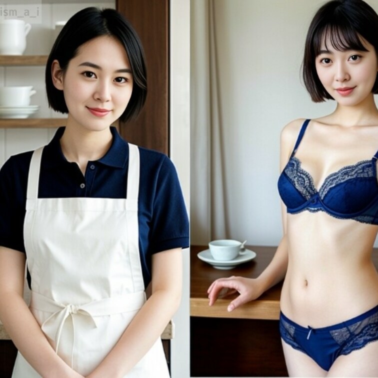 生成○○○で作成した素人美女の写真を投稿します。