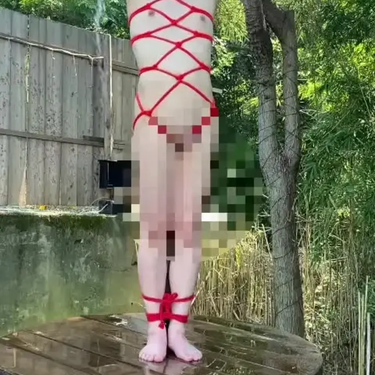 磔台にマゾを拘束しての水遊び動画を撮ってみたけれど、撮りながら水をかけるのって、なかなか難しい、、、
当たってないしー
