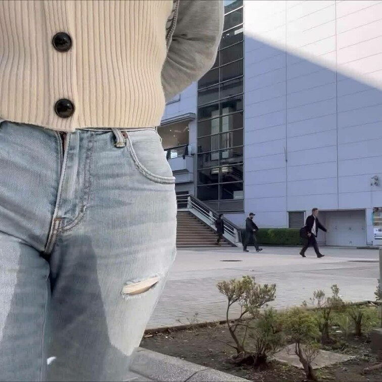 お漏らししたまま歩いてみました💦