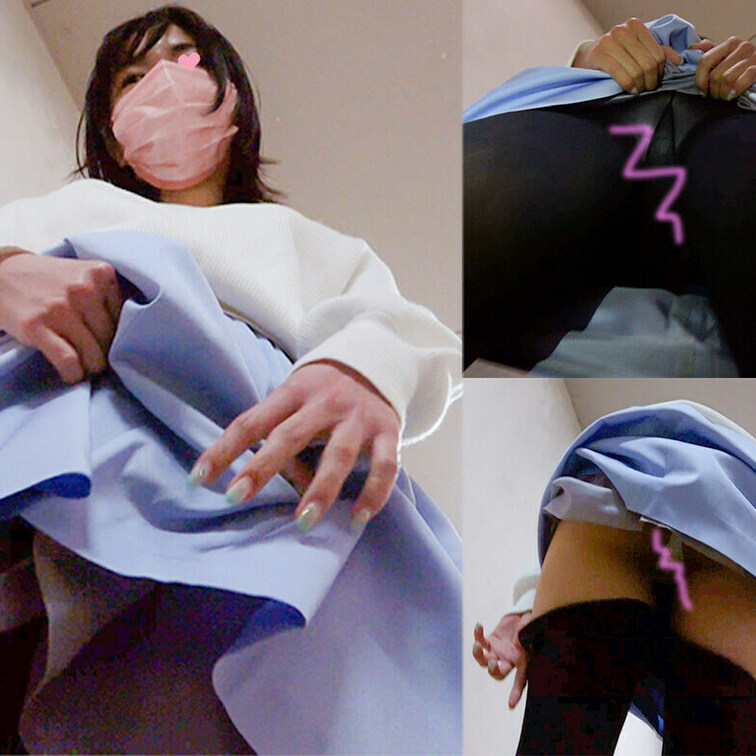 珍しき黒ストッキング!
パンスト越しの純白パンチラは圧巻です!!
そしてパンストを脱ぐところ、
かなりエロいで
