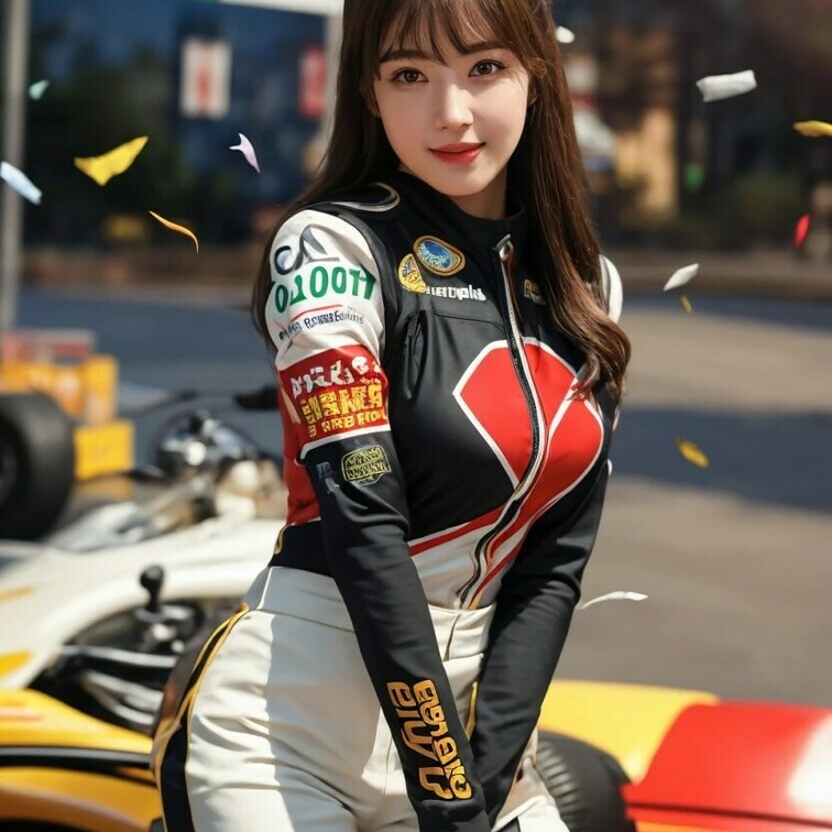 レーシング美女