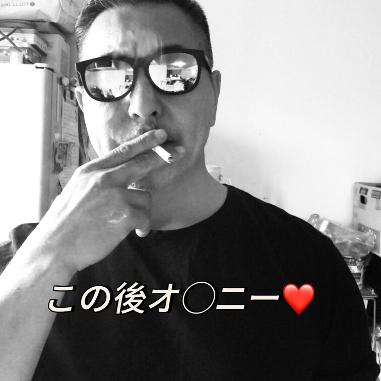 黒T着衣オナニー