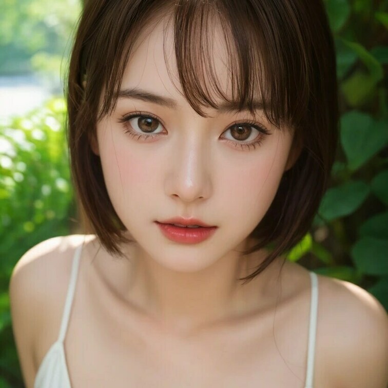 キャミソール美女