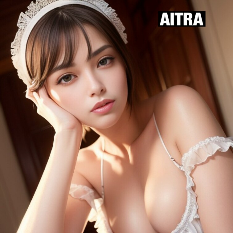 ほおづえ美女