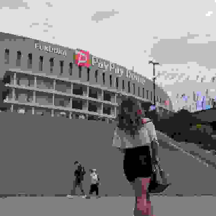 ゴールデンウィーク🌈ゆいママノーブラで福岡旅行を満喫❗人混みの中にTバックを履いてるのがわかるミニスカで🫨