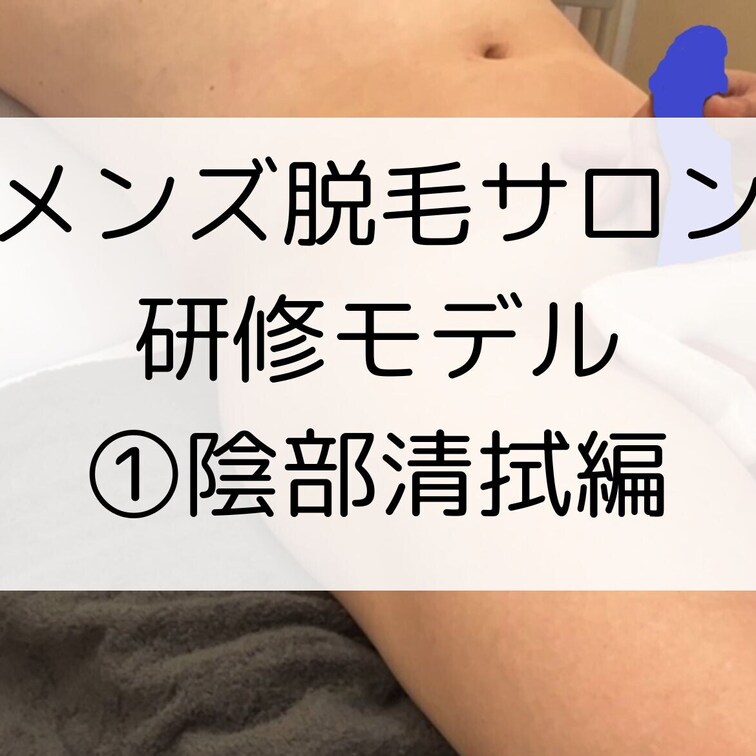 メンズ脱毛サロンの研修風景（シーン１：陰部清拭）

メンズ脱毛サロンのセラピスト研修風景を収録したものです。
全４
