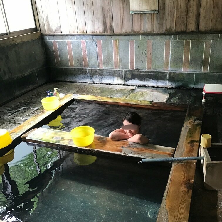 混浴温泉♨️