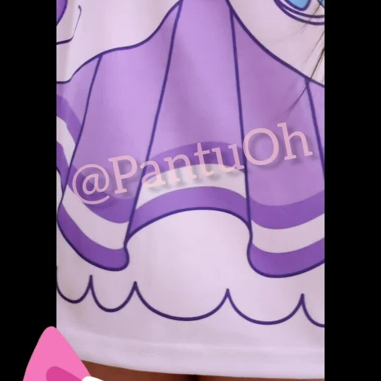 お待たせしました💞
フレンディのなりきりワンピース💞🎀

履いてるのは、
ひろぷりのプレミアムショーツなんだけど