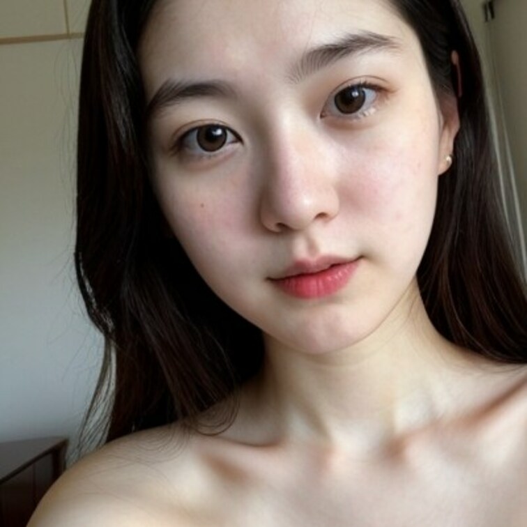 生成○○○で作成した素人美女の写真を投稿します。