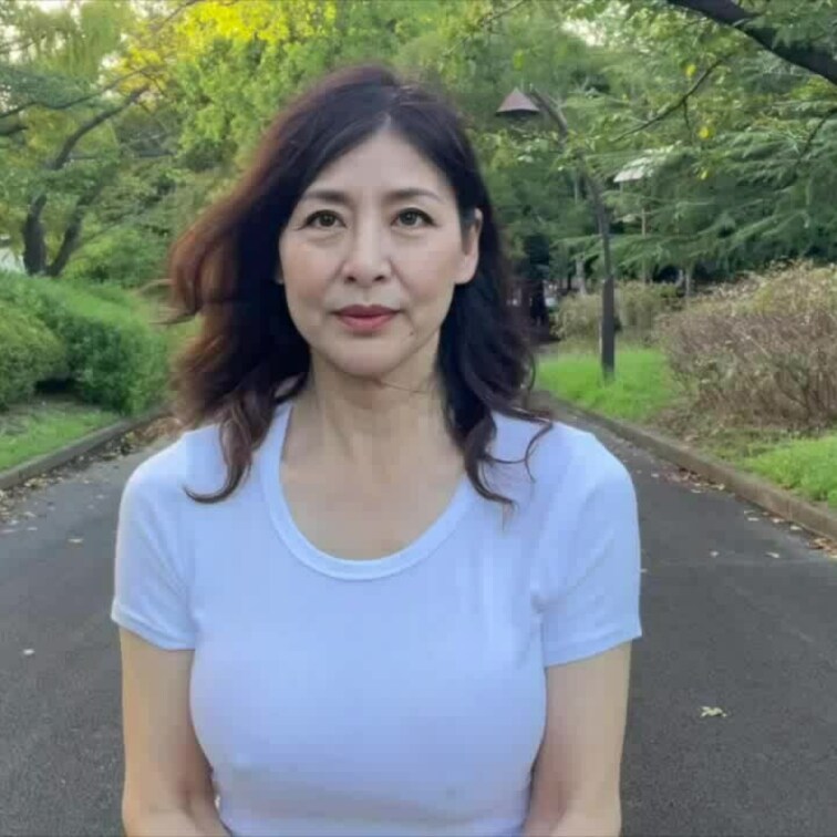 ノーブラで散歩したよ❤️