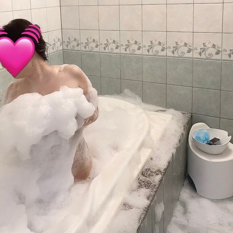 泡泡💭のモッコモコ💭ドンドン泡だらけになってメッチャ楽しいぃ～( ु ›ω‹ ) ु♡