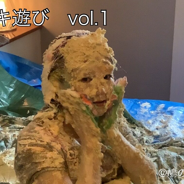 【ケーキ遊びvol.1】
鳩の巣作品のすべてはここから始まりました。
管理人のゆうすけが、パイ投げの撮影を始めた初期