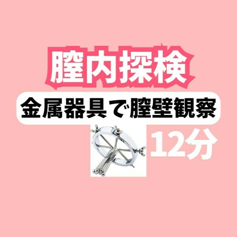 2024/8/30撮影
新しい金属器具で膣壁観察12分の動画です。声入り

使ったのは金属のオモチャです。
金属