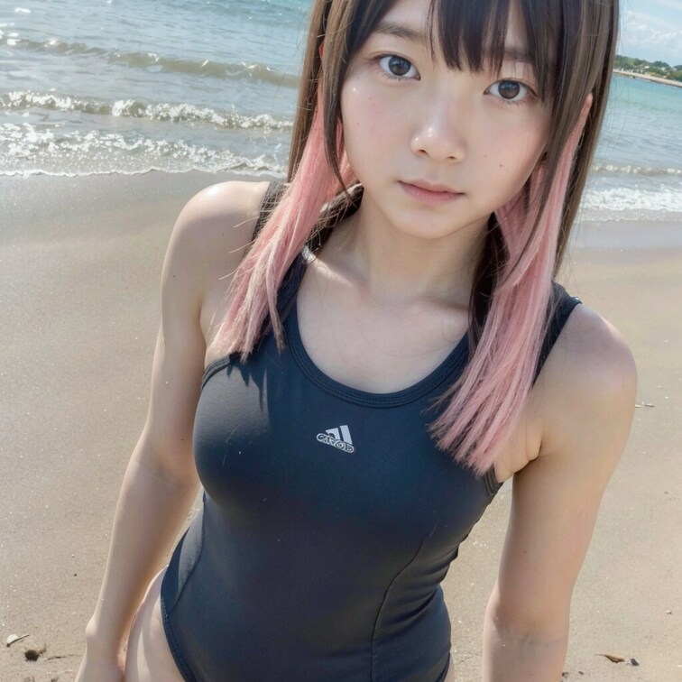 田中奈緒ちゃん♡
ピンク髪と水着👙