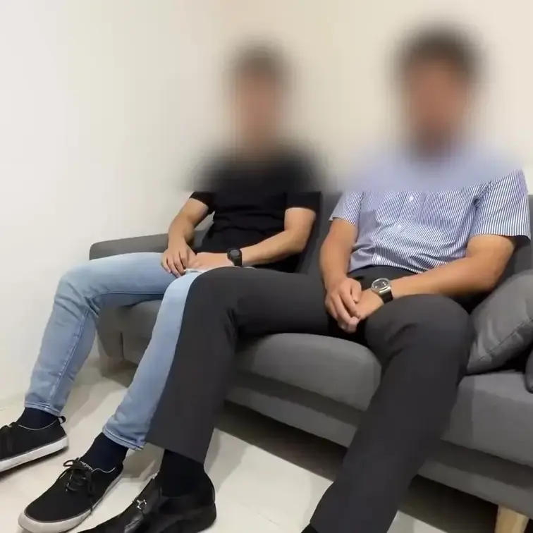 ドSな先輩後輩リーマン2人組。