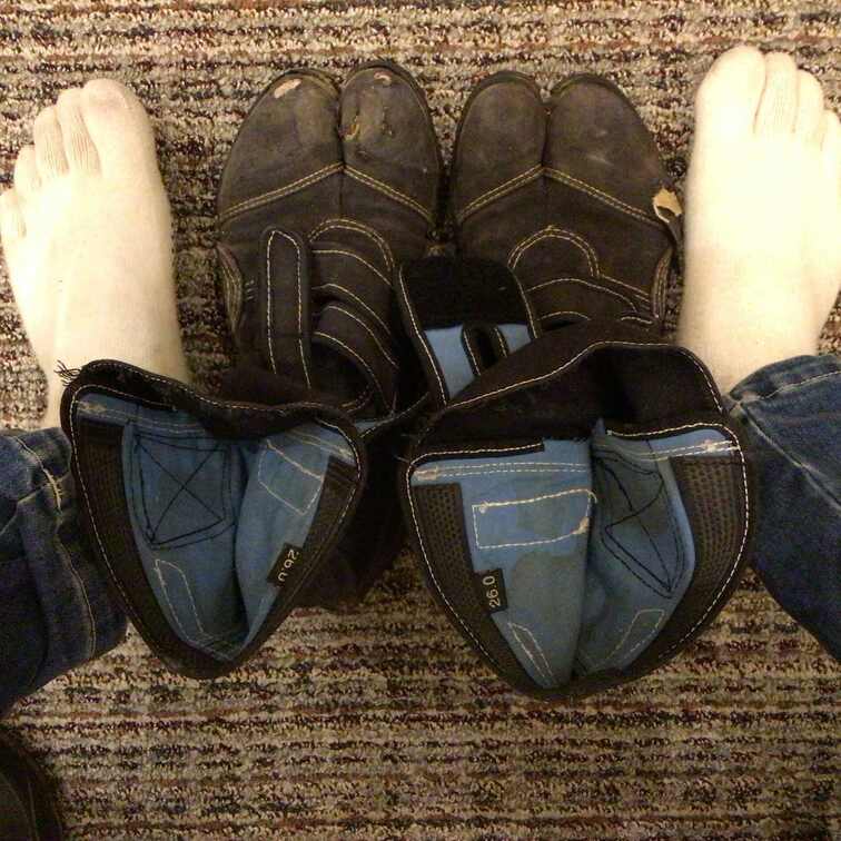 安全地下足袋!ガテン様から使い古しを頂きました!