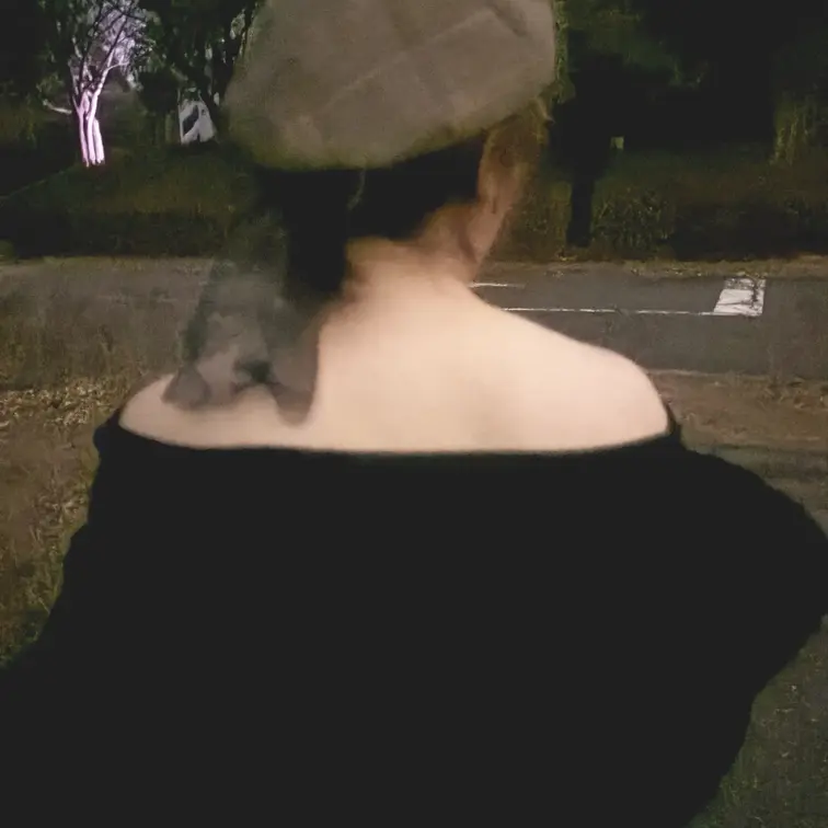 夜の公園デート🌸