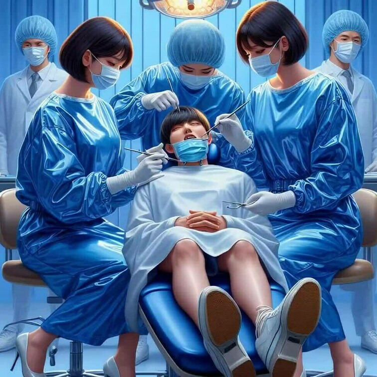 手術着、歯科医院、歯科衛生士、歯科女医、