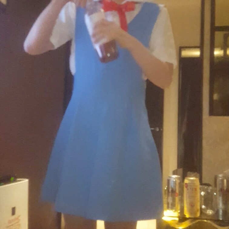 7-1-1エ〇ァ制服×白綿パン
(画質悪( ﾉД`))
