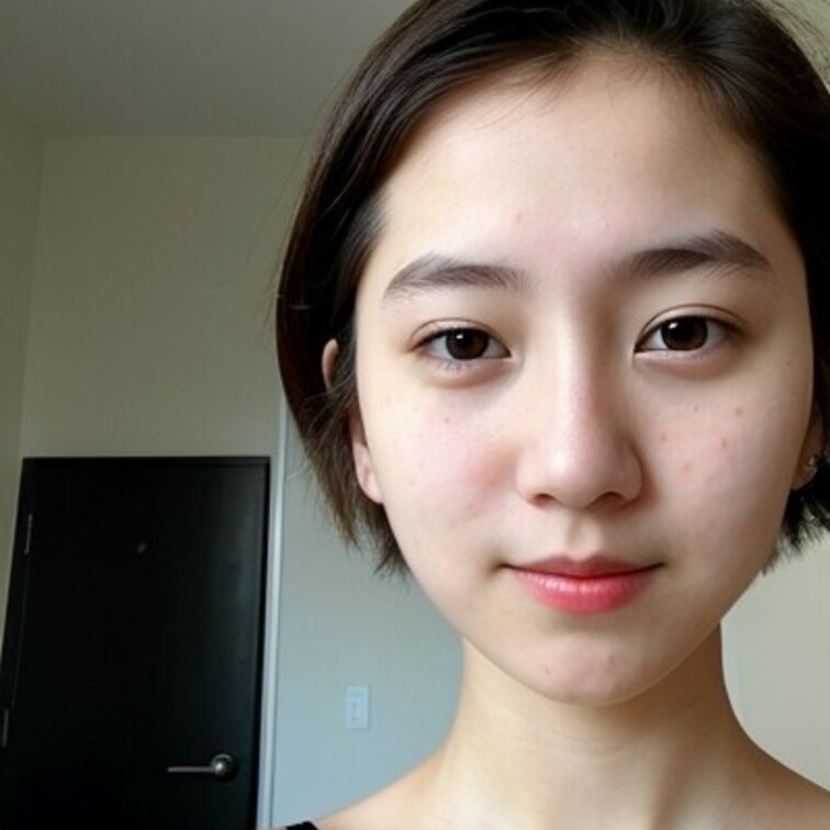 生成○○○で作成した素人美女の写真を投稿します。