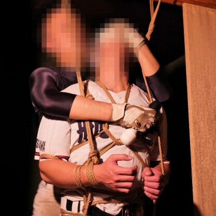 戦闘員に堕とすべくDK球児から直送された汚れユニを着込ませる