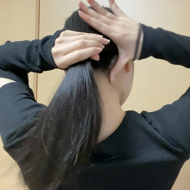 【2023年2月号】
ポニーテールゆらゆら動画です。
#髪フェチ　#黒髪