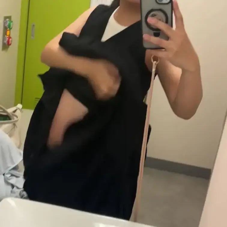 ボテ腹恥ずかしいな🥺💓
