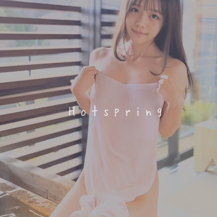 お友達と温泉❣️タオル小さすぎました💧